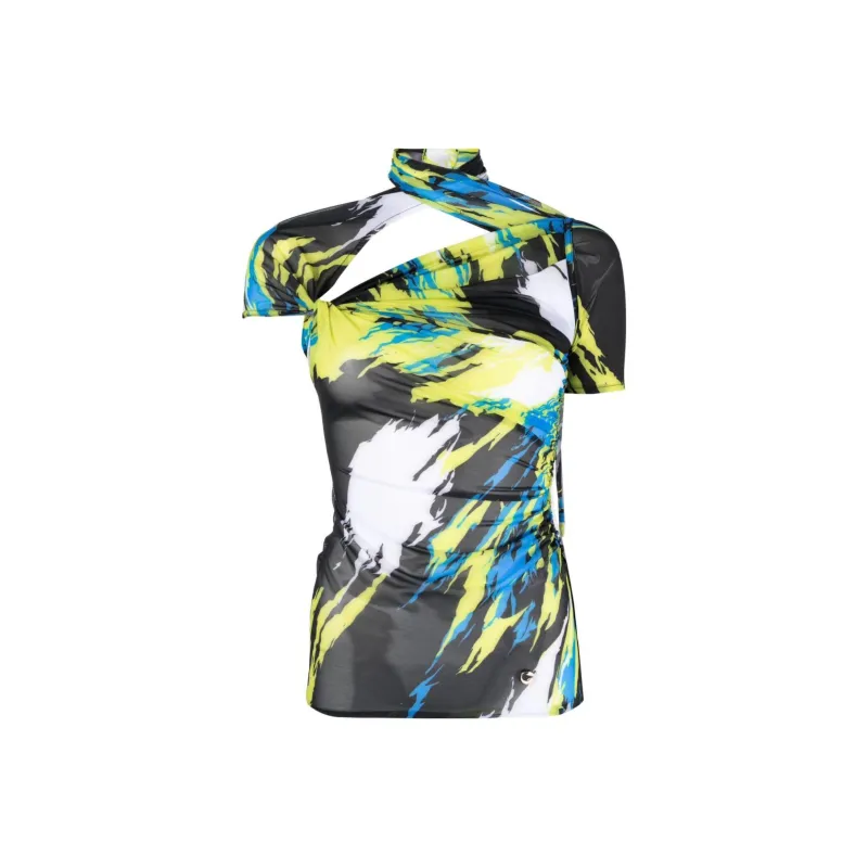 COPERNI Semi sheer Graphic print Dress-0