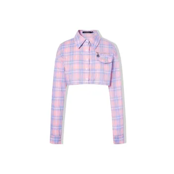LA CRAWFISH Plaid Shirt Shirt Spring Summer And Autumn Women's