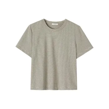 Hacikis T-Shirt Women's Preppy Stripes