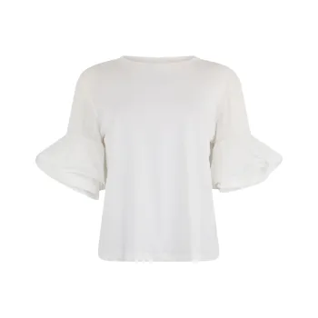 LIU·JO Flounce sleeve T shirt