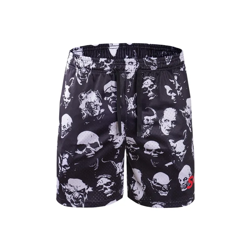 BKCXZICE Basketball Shorts Unisex Black-1