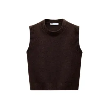 ZARA Tank Top Women's Dark Brown