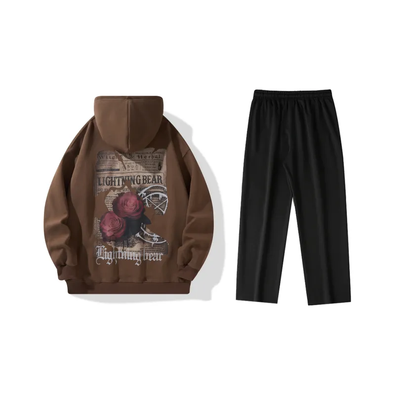 LIGHTNING BEAR Sweatshirt Sets Unisex-8