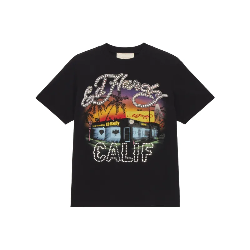 Ed Hardy T Shirts Women's Black-0