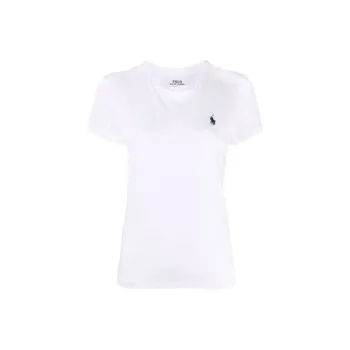 Polo Ralph Lauren Logo Embroidered Crewneck T Shirt