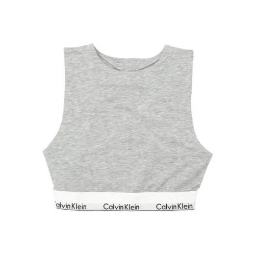 CALVIN KLEIN Tank Tops Women's Gray
