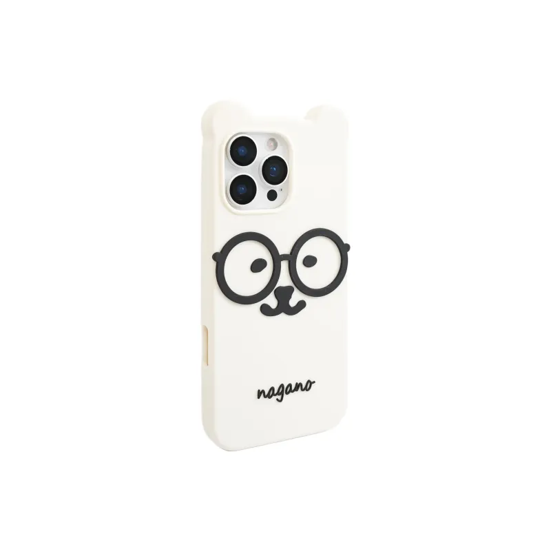 Wei Xin Silicone Material Black Glass Bear Phone Cases Compatible With IPhone 16/15 Pro Max/Apple 13/14 Pro/Max-1