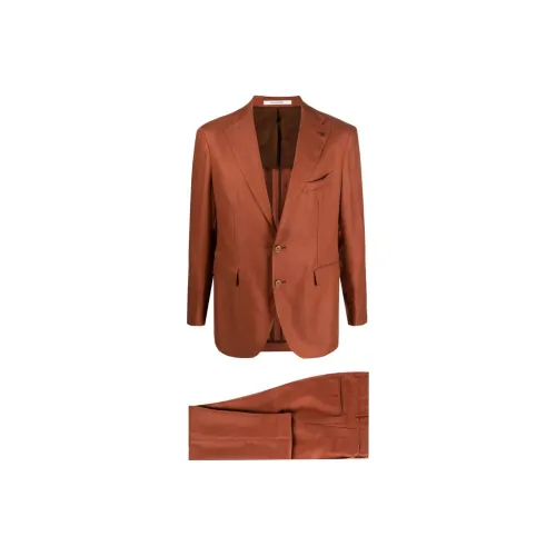 Tagliatore Business Suits Men Dark Brown