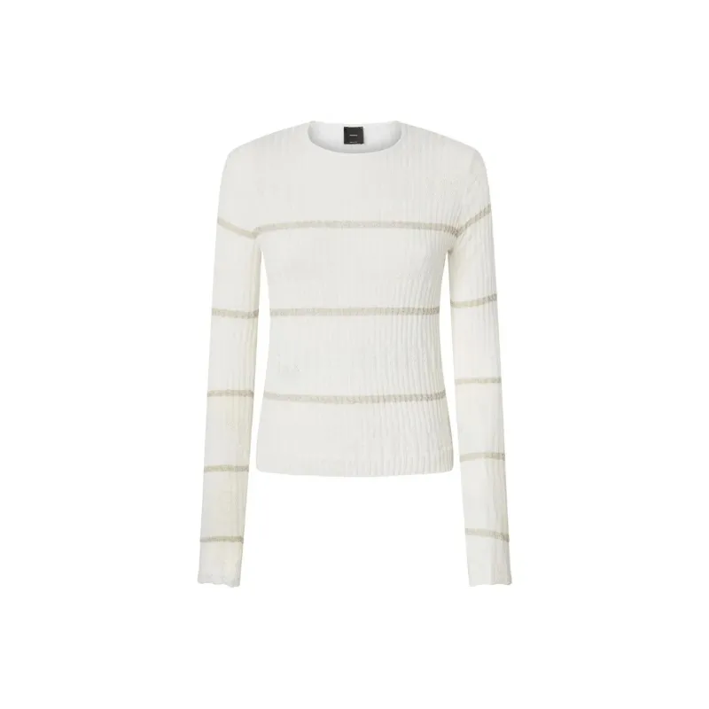 PINKO Crewneck Striped T Shirt-0