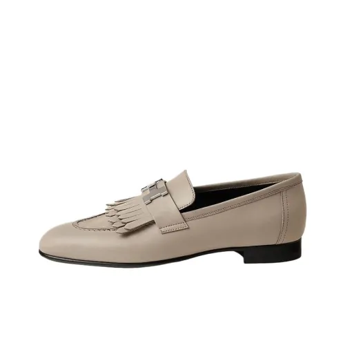 HERMES Royal Casual Single Shoes Women's Beige