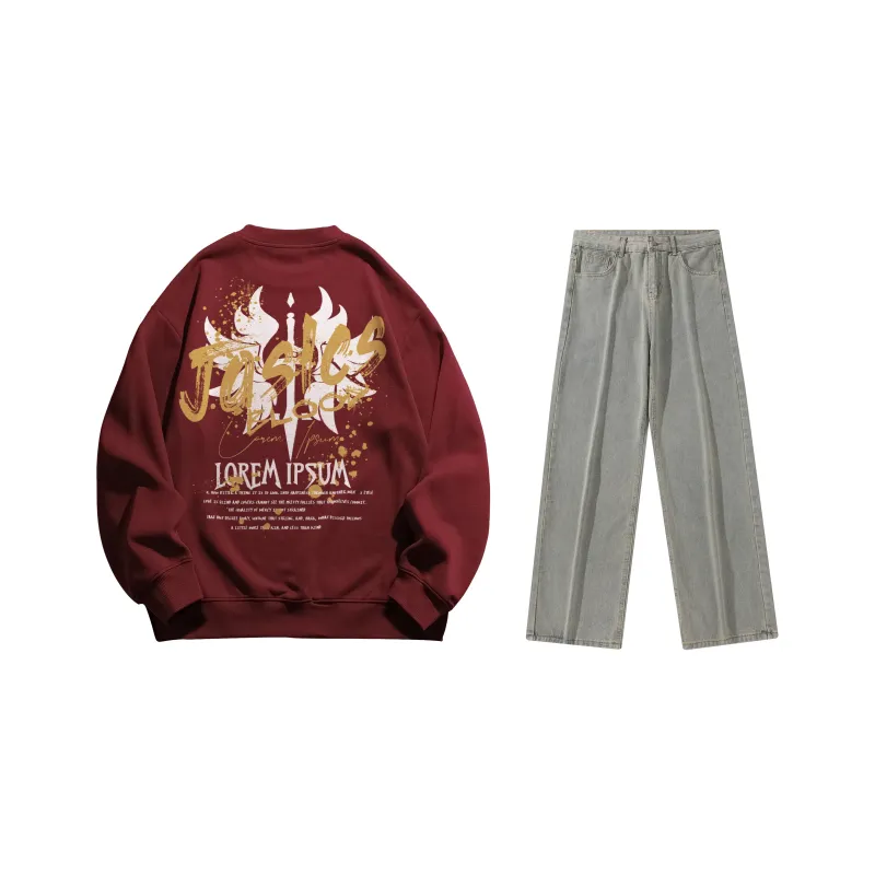Jaslcs Sweatshirt Sets Unisex-6