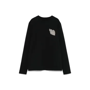 JIL SANDER Brooch detail T shirt
