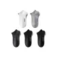 White+Light Gray+Dark Gray+Black+Black[5 Pack]