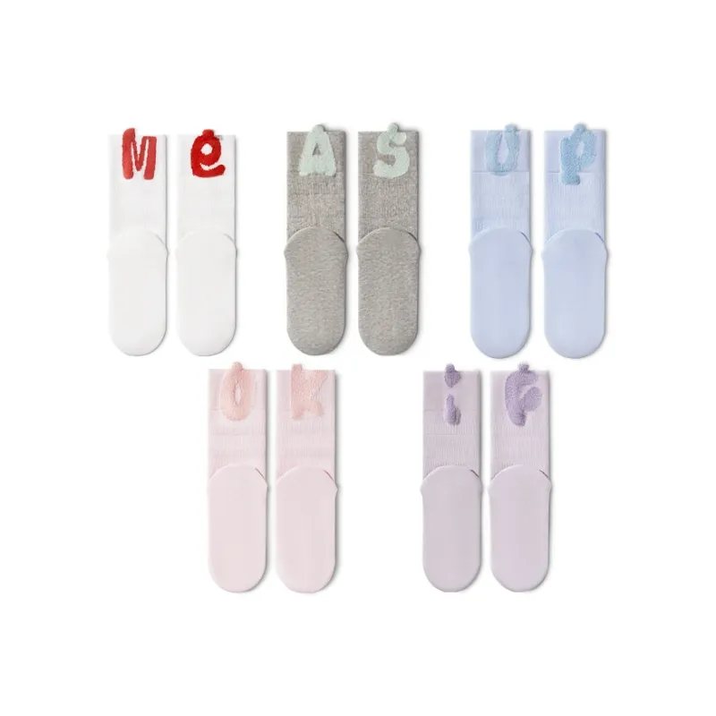 JKN Mid Calf Socks Women's Combo Set-30
