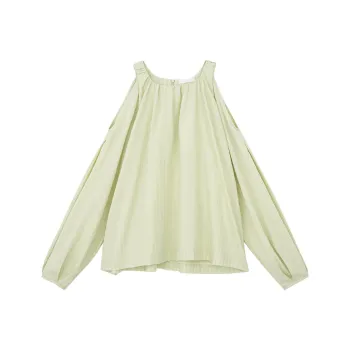 MUNJOUR Drop Shoulder Sleeve T-Shirt Women's