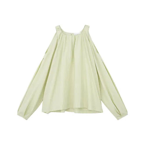 MUNJOUR Drop Shoulder Sleeve T Shirt Women's