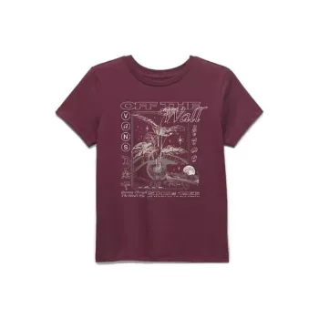Vans Mind Eyes T-Shirts Women's Burgundy