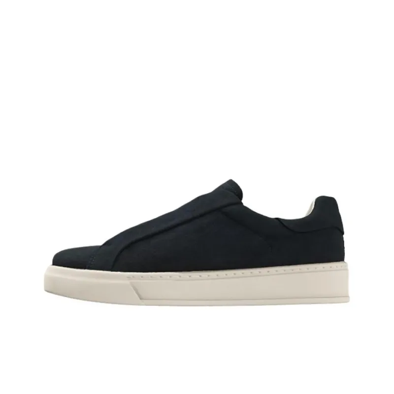 ZARA Low Top Skateboard Shoes Men's Blue-0