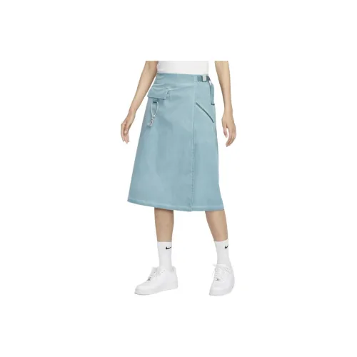 Nike SPORTSWEAR TECH PACK FW/AW24 NAI KE Skirt Women's Royal Blue Denim