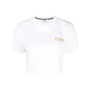 FENDI Crop Tops Women's White