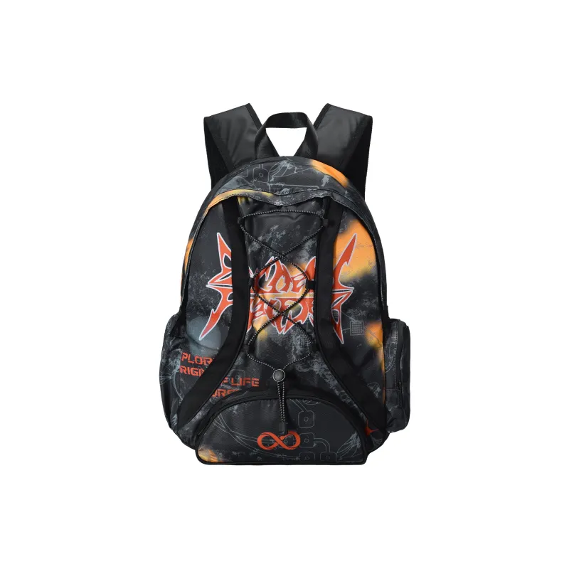 8atheist Polyester Backpack Regular Unisex Black-12
