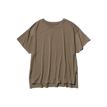 UNIQLO AIRism Mesh Series T Shirt Women's Khaki