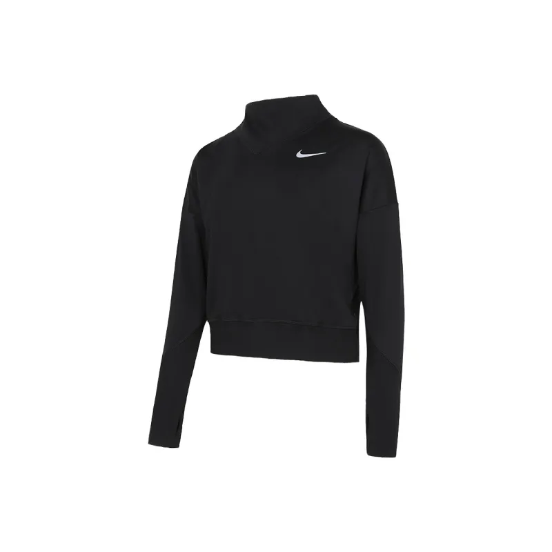 Nike Drop Shoulder Sleeve T Shirt Women's Black-0