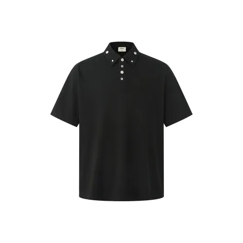 CHINISM Polo Shirt Unisex Black