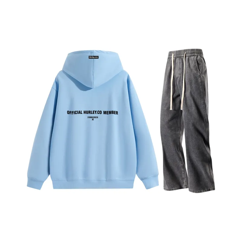 Hurley Sweatshirt Sets Unisex-6