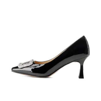 GOLDLION Chunky Heel High Heels 7cm Women's
