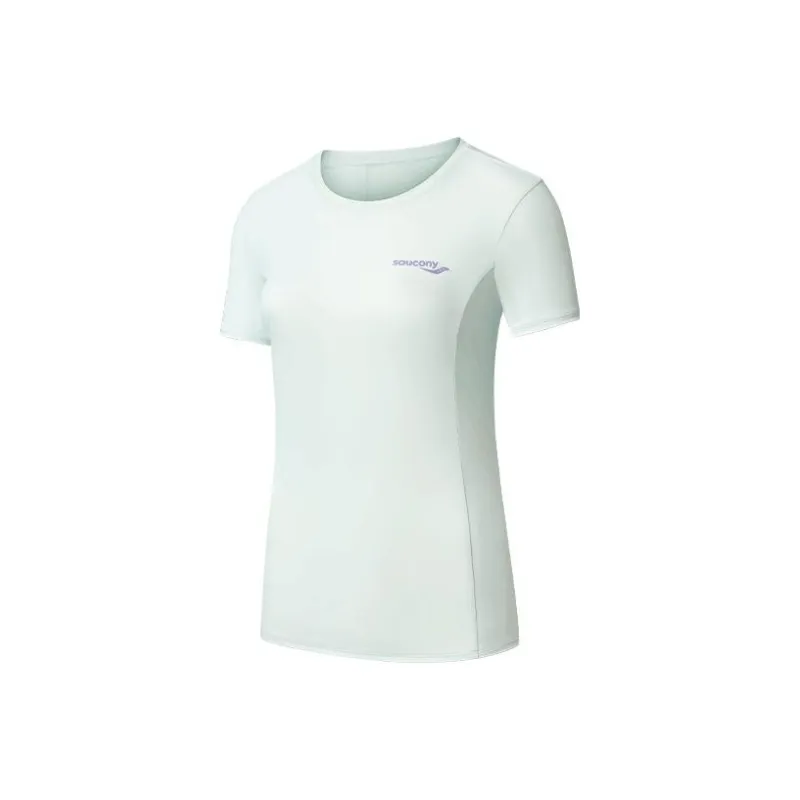 Saucony T Shirts Women's Ice Water Green-0