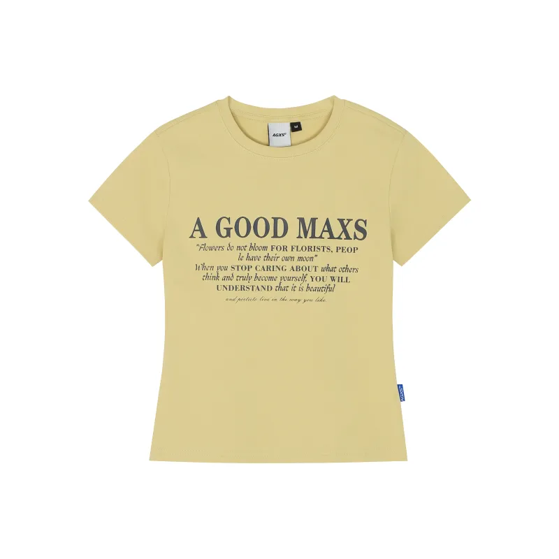 AGXS T Shirts Women's Yellow-0