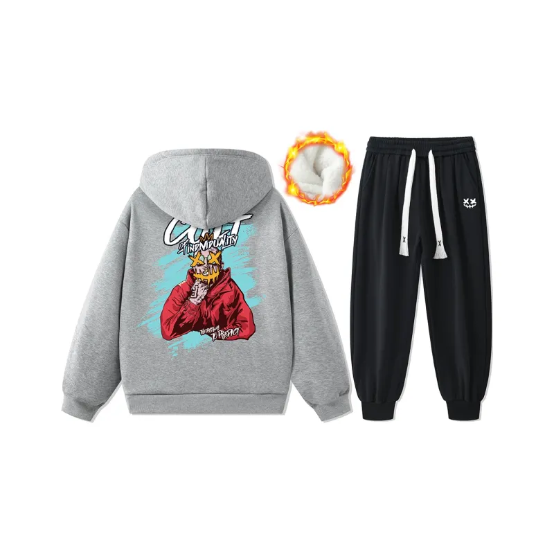 CULT OF INDIVIDUALITY Sweatshirt Set Unisex-17