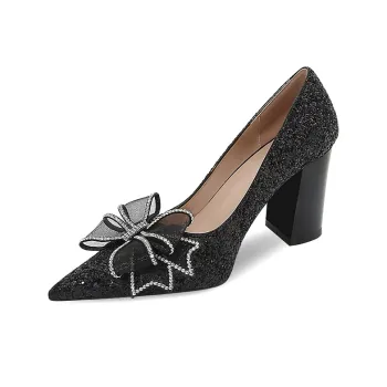 KATHRYN WILSON Chunky Heel High Heels Women's
