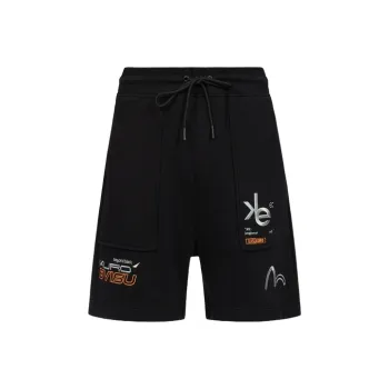 EVISU Sports Shorts Men Black