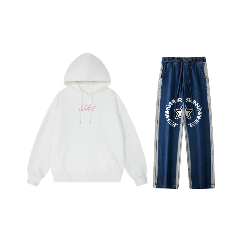 RUNNINWHEEL Sweatshirt Sets Unisex-25