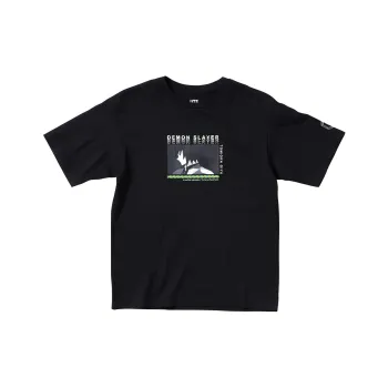 UNIQLO Drop Shoulder Sleeve T Shirt Women's Black