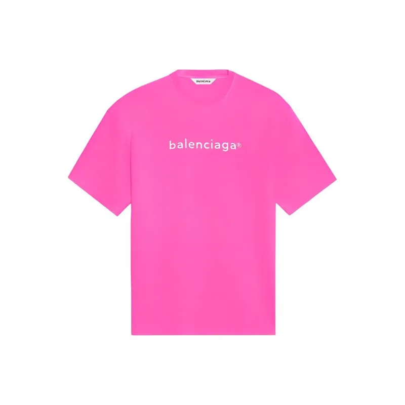 Balenciaga Copyright T Shirt 'Pink'-0