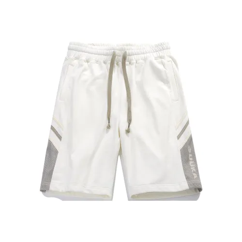 Guuka Sports Shorts Men Cream White