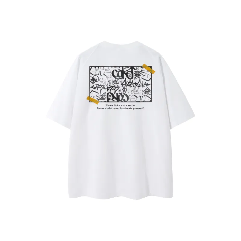 Coca Cola Raglan Sleeve T Shirt Unisex-4