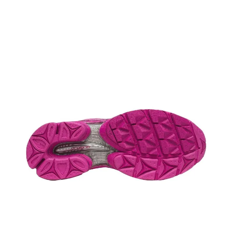 Saucony ProGrid Triumph 4 Anti Slip Wear Resistant Low Top Running Shoes Unisex Pink-4