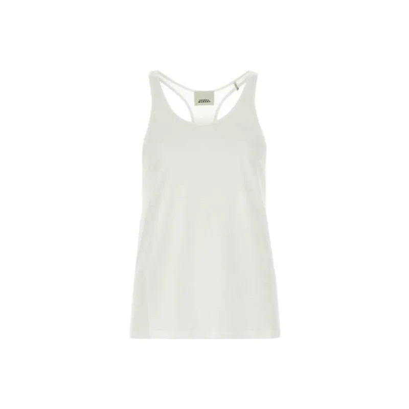 ISABEL MARANT Straight Hem Sleeveless Tank Top-0