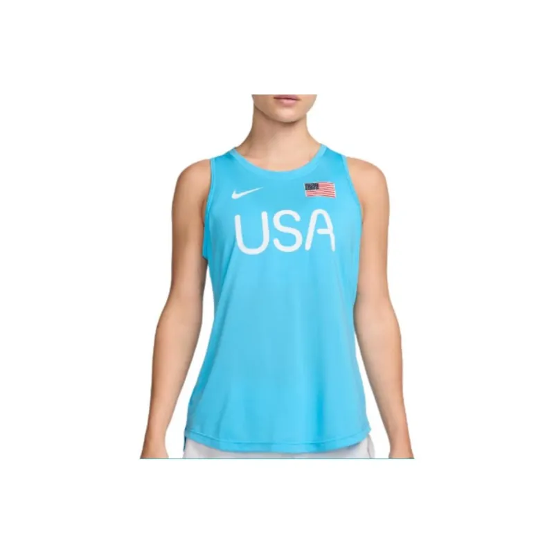 Nike Usa One Women's Nike Dri-FIT Running Tank-0