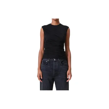 AGOLDE Ester Crewneck Sleeveless Tank Top