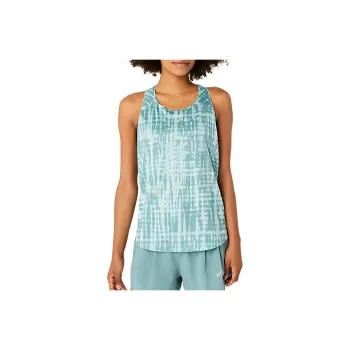 Asics ROAD Tank Tops Women's Green