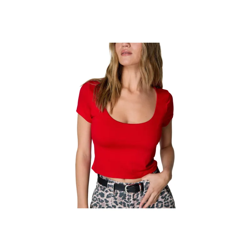 NASTY GAL T-Shirts Women's Red-0