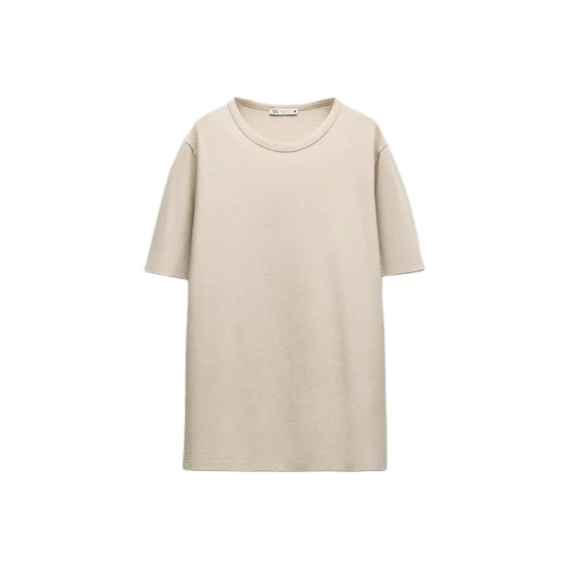 ZARA T-Shirt Women's Light Beige-0