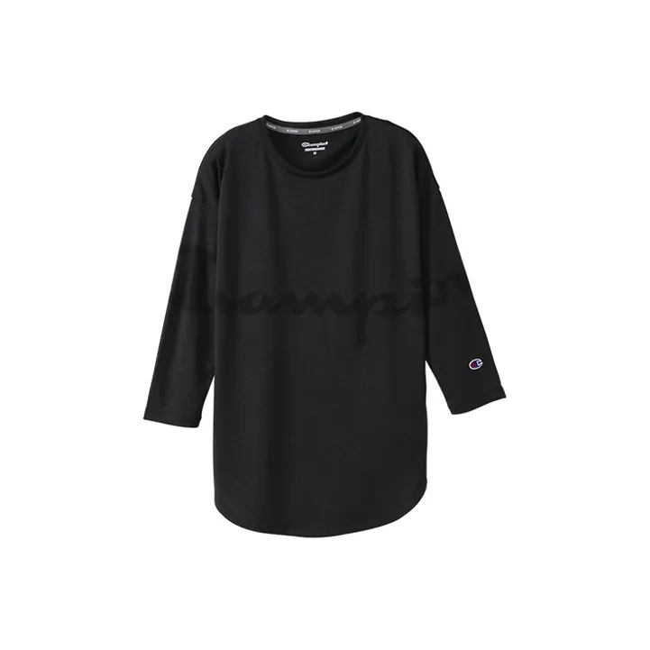 Champion Straight Long-Sleeved T-Shirt Japan Version Women's-7