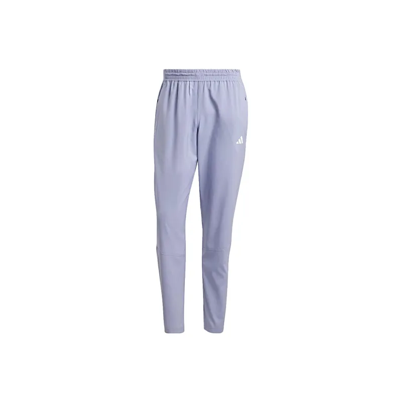 Adidas Gym Sports Pants Men Silver Gray Violet-0