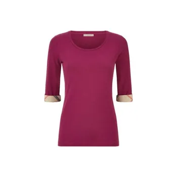 Burberry T Shirts Women's Pink